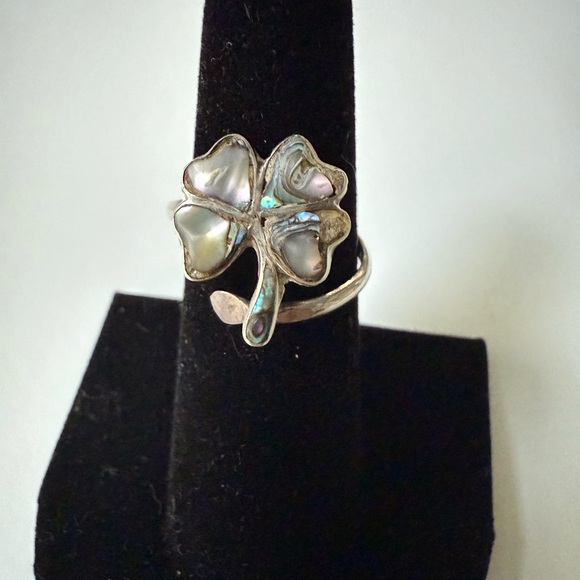 925 Vintage Taxco Mexico Ring - Picture 9 of 11